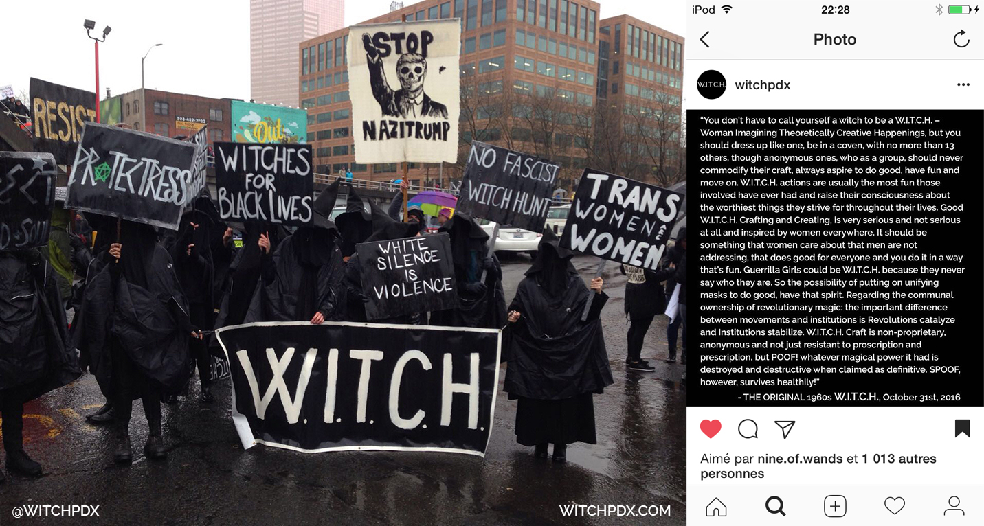 W.I.T.C.H. Portland Instagram